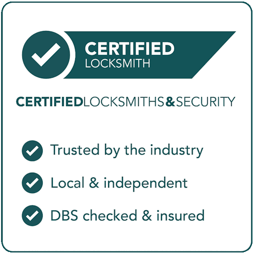 Icon for Certified Locksmith and link to Certified Locksmiths and Security Website Tamworth page