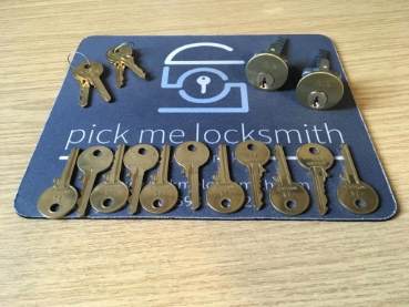 Set of keys from commercial locksmith for property maintenance and facilities managers